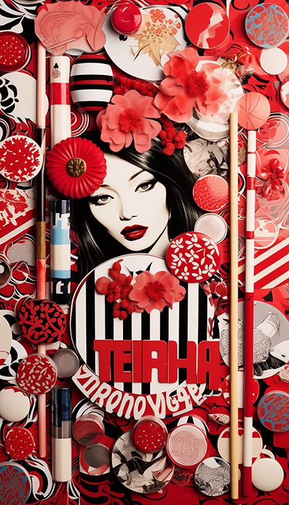 FREE Wallpaper: Red collage 02